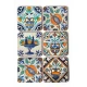 6 Σουβέρ 10,5x10,5x0,4cm Delft Polychrome Tiles