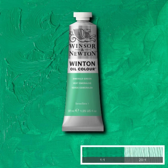 Winsor & Newton 37ml Winton Oil Emerald Green Hue