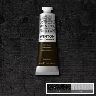 Winsor & Newton 37ml Winton Oil Ivory Black