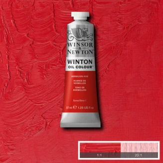 Winsor & Newton 37ml Winton Oil Vermilion Hue
