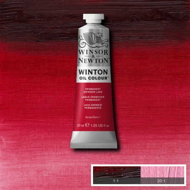 Winsor & Newton 37ml Winton Oil Permanent Crimson Lake