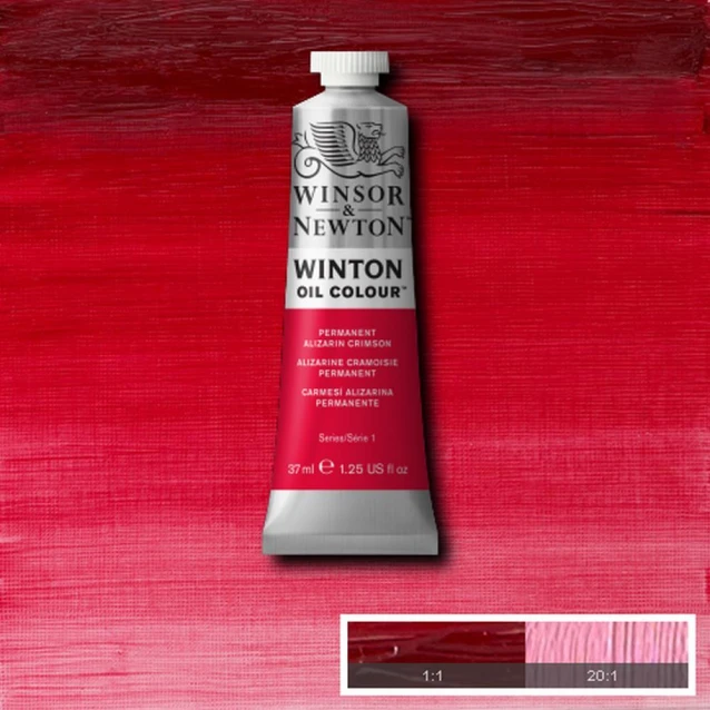 Winsor & Newton 37ml Winton Oil Permanent Alizarin Crimson