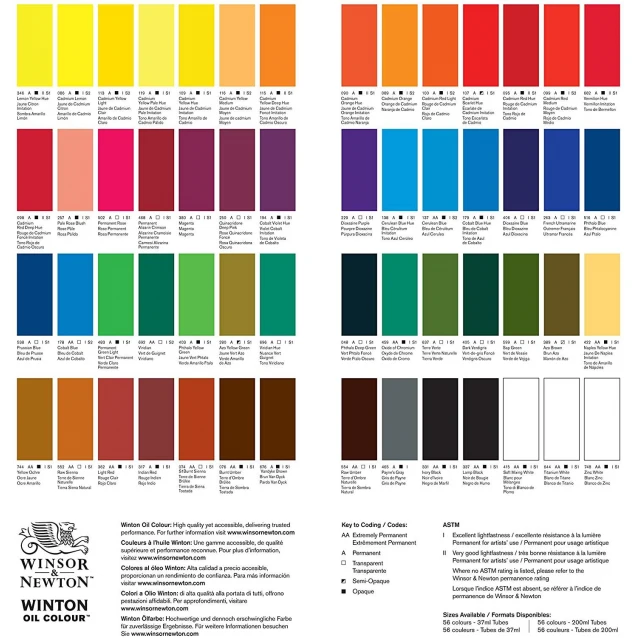 Winsor & Newton 37ml Winton Oil Phthalocyanine Blue