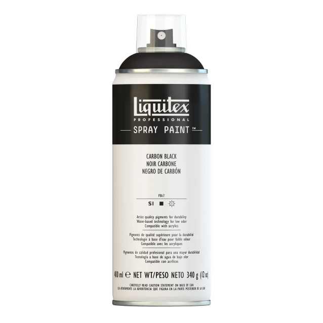 Liquitex Professional 400ml Acrylic Spray 337 Carbon Black