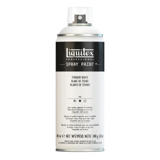 Liquitex Professional 400ml Acrylic Spray 432 Titanium White