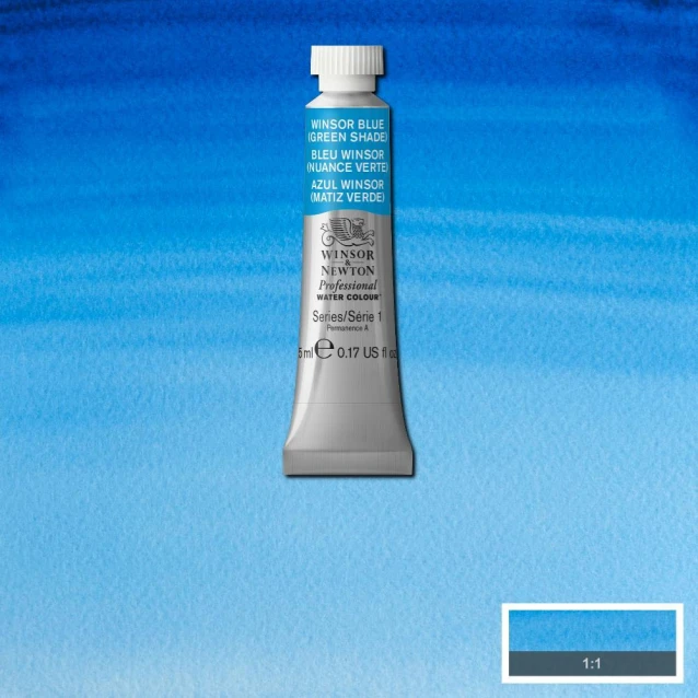 Winsor & Newton 5ml Ακουαρέλας Professional 707 Winsor Blue (Green Shade) Series 1