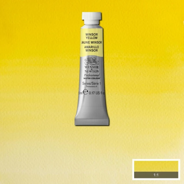 Winsor & Newton 5ml Ακουαρέλας Professional 730 Winsor Yellow Series 1