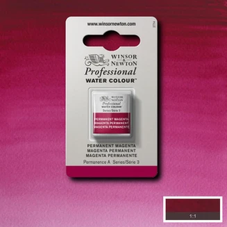 Winsor & Newton Half Pan Ακουαρέλας Professional 489 Permanent Magenta Series 3