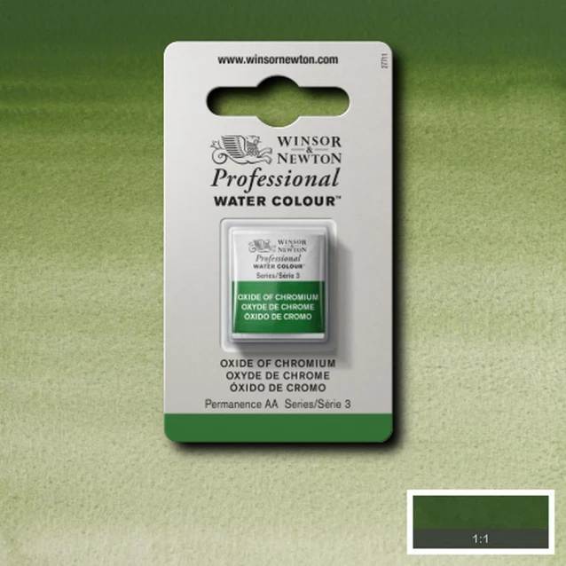 Winsor & Newton Half Pan Ακουαρέλας Professional 459 Oxide Chrome Series 3