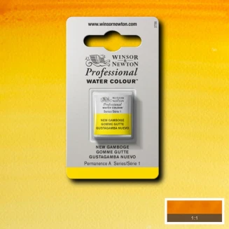 Winsor & Newton Half Pan Ακουαρέλας Professional 267 New Gamboge Series 1