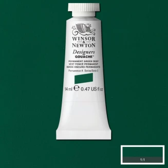Winsor & Newton 14ml Τέμπερα Designers Permanent Green Deep Serie 2