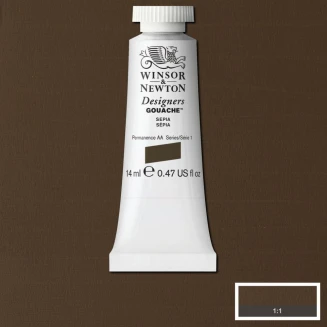 Winsor & Newton 14ml Τέμπερα Designers Sepia Serie 1