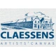 Claessens 1 Τρέχον Μέτρο (100X210 cm) Απροετοίμαστος Λινός Καμβάς Βελγίου No.066
