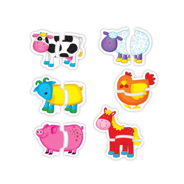 Galt 6 Παζλ Περιγράμματος Φάρμα με 2 κομμάτια