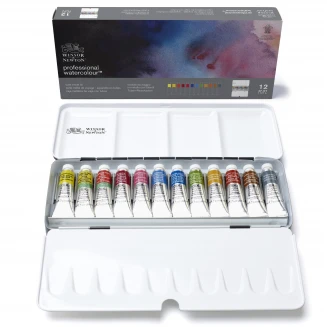 Winsor & Newton Professional Watercolor Metal Box με 12 Σωληνάρια 5ml