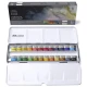Winsor & Newton Professional Watercolor Black Box με 24 Half Pans