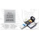 Winsor & Newton Professional Watercolor Field Box με 12 Half Pans, Πινέλο και Σφουγγαράκι