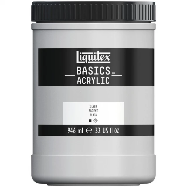 Liquitex Basics 946ml Acrylic 052 Silver Series 2