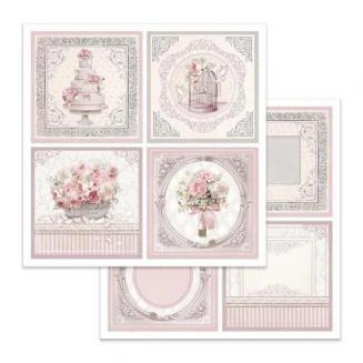 Stamperia Χαρτί Scrapbooking 30,5x30,5cm Διπλής Όψης Cards Wedding
