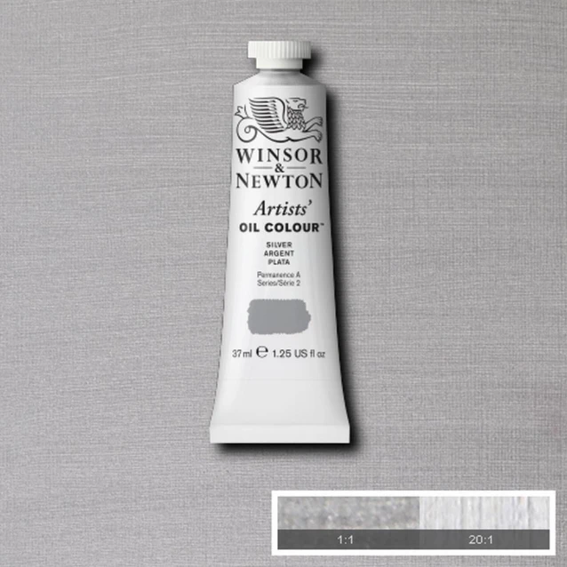 Winsor & Newton 37ml Artists Oil Series 2 Silver