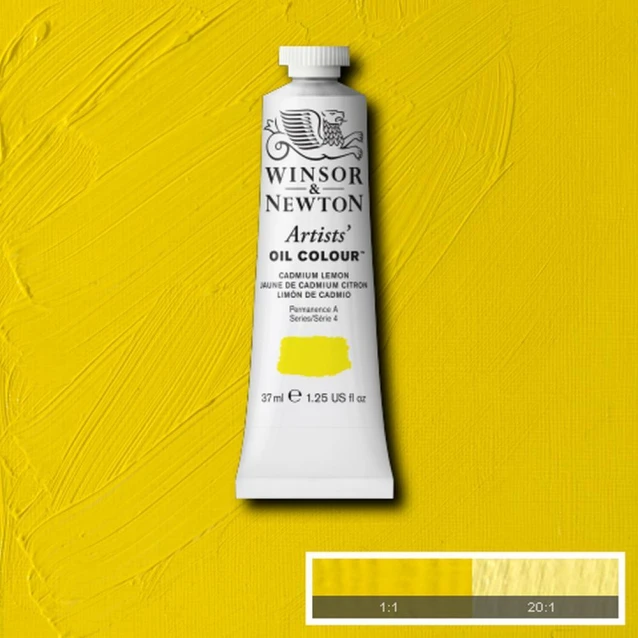 Winsor & Newton 37ml Artists Oil Series 4 Cadmium Lemon