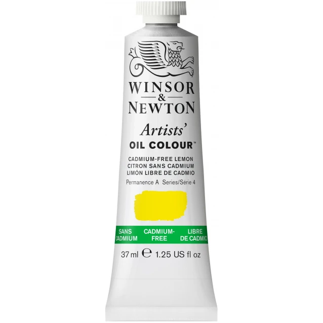 Winsor & Newton 37ml Artists Oil Series 4 Cadmium Free Lemon