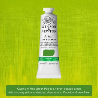 Winsor & Newton 37ml Artists Oil Series 4 Cadmium Free Green Pale