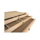 Mont Marte Ξύλινο Κούτί Αποθήκευσης Υλικών 40x25,5x10cm με 3 Συρτάρια
