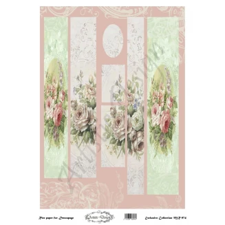 Artistic Design Ριζόχαρτο Decoupage Λαμπάδας 30x40cm MR-974