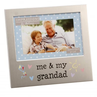 Κορνίζα από Αλουμίνιο 10x15cm Me & My Grandad
