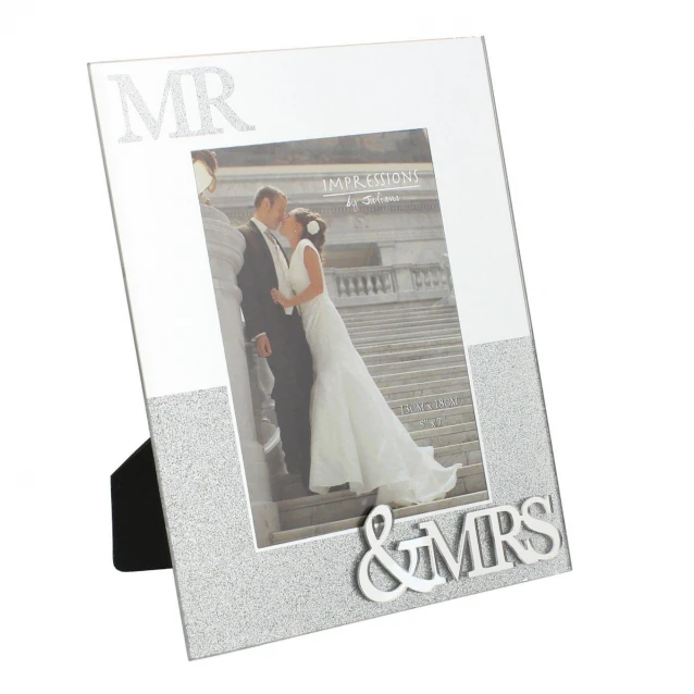 Κορνίζα Καθρέπτης 12x18cm Mr & Mrs