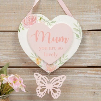 3D Πλακέτα Καρδιά 23cm Mum