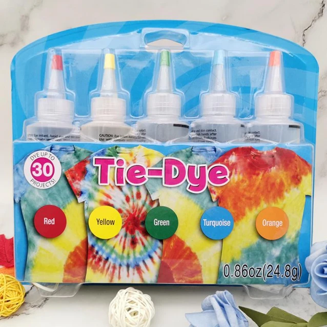 Πλήρες Σετ Tie Dye με 5 χρώματα Yellow Submarine