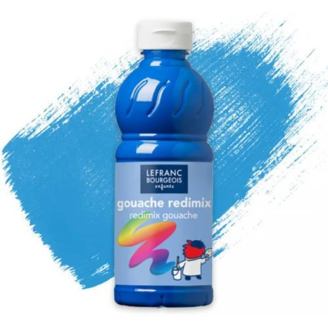 Lefranc & Bourgeois 500ml Τέμπερα Redimix 063 Cyan