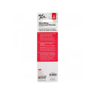 Mont Marte 3 Μασίφ Κάρβουνα σε Σχήμα Μολυβιού Soft-Medium-Hard