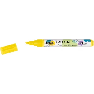 Kreul Triton Ακρυλικός Μαρκαδόρος Πλακέ 1-4mm Κίτρινο Ανοιχτό