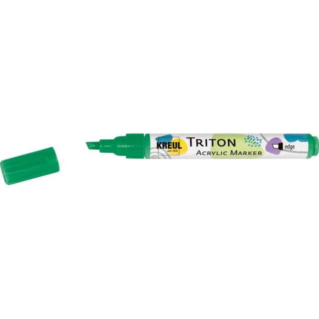 Kreul Triton Ακρυλικός Μαρκαδόρος Πλακέ 1-4mm Πράσινο