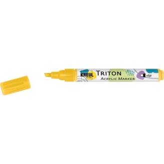 Kreul Triton Ακρυλικός Μαρκαδόρος Πλακέ 1-4mm Κίτρινο
