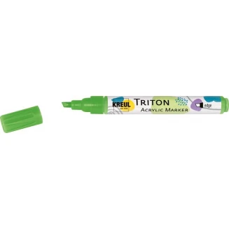 Kreul Triton Ακρυλικός Μαρκαδόρος Πλακέ 1-4mm Πρασινοκίτρινο