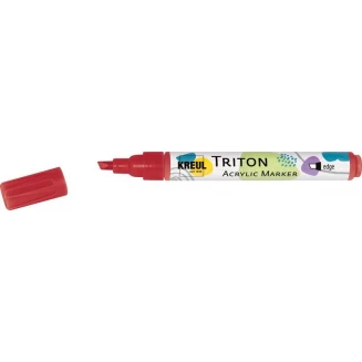 Kreul Triton Ακρυλικός Μαρκαδόρος Πλακέ 1-4mm Καρμίν