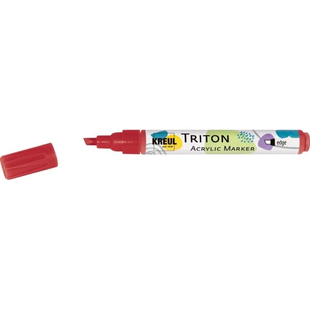 Kreul Triton Ακρυλικός Μαρκαδόρος Πλακέ 1-4mm Καρμίν