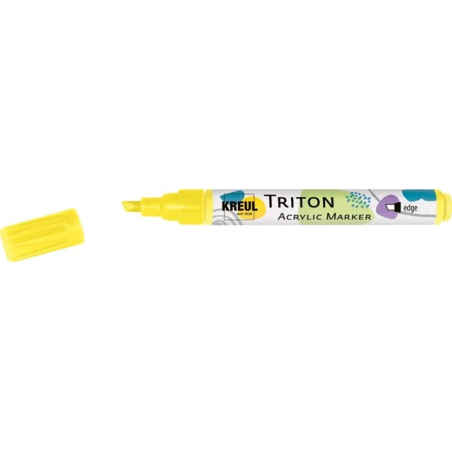 Kreul Triton Ακρυλικός Μαρκαδόρος Πλακέ 1-4mm Λεμονί