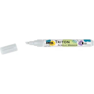 Kreul Triton Ακρυλικός Μαρκαδόρος Πλακέ 1-4mm Ασημί