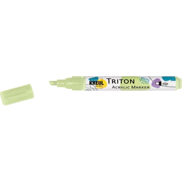 Kreul Triton Ακρυλικός Μαρκαδόρος Πλακέ 1-4mm Πράσινο Ανοιχτό
