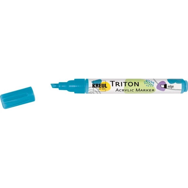 Kreul Triton Ακρυλικός Μαρκαδόρος Πλακέ 1-4mm Τυρκουάζ