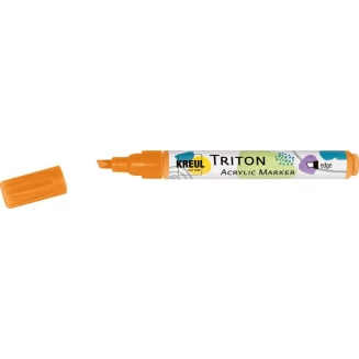 Kreul Triton Ακρυλικός Μαρκαδόρος Πλακέ 1-4mm Φωσφοριζέ Πορτοκαλί