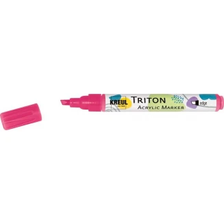 Kreul Triton Ακρυλικός Μαρκαδόρος Πλακέ 1-4mm Φωσφοριζέ Ροζ
