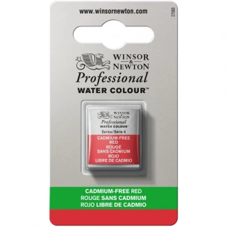 Winsor & Newton Half Pan Ακουαρέλας Professional 901 Cadmium Free Red Series 4