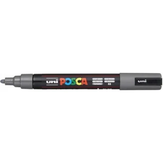 Posca Μαρκαδόρος PC-5M Μεσαίος 1,8-2,5mm Γκρι Σκούρο