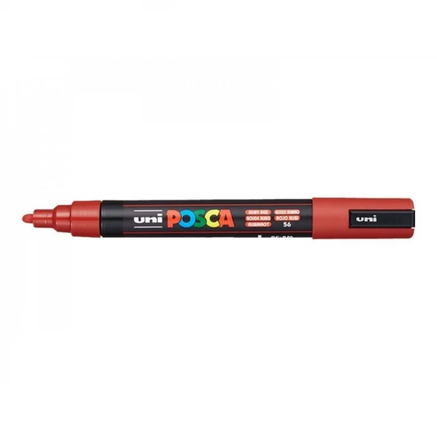 Posca Μαρκαδόρος PC-5M Μεσαίος 1,8-2,5mm Ρουμπινί
